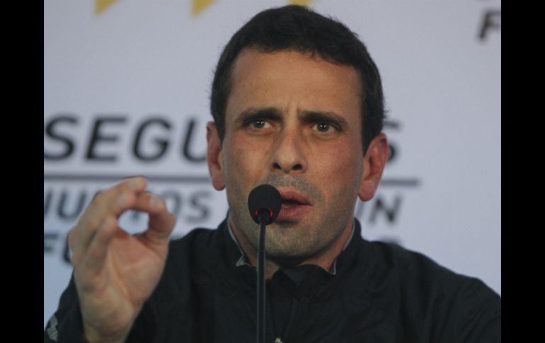 Henrique Capriles indica que siempre estará del lado del pueblo venezolano. ARCHIVO /