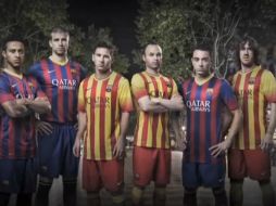 Así se ven los 'cracks' del equipo catalán con su vestimenta. ESPECIAL /