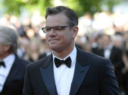 Matt Damon encabezó el desfile del reparto masculino de ''Behind the Candelabra''. AFP /