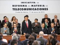 Luego de su aprobación en el Senado, Peña Nieto deberá promulgarla en el Diario Oficial de la Federación. ARCHIVO /