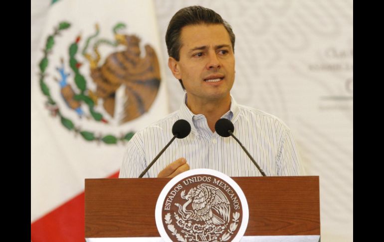 Peña Nieto considera que con el Pacto se aceleran los cambios estructurales que el país necesita. NTX /
