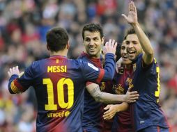 Los culés se enfrentarán al Espanyol de Barcelona el próximo domingo. ARCHIVO /