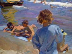 Una de las cuatro mejores pinturas de Joaquín Sorolla encontró en Londres nuevo dueño. EFE /