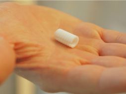 El artefacto se creó directamente a partir de un escán de tomografía computarizada de la tráquea y los bronquios de Kaiba. AP /