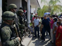 Jesús Reyna asegura que todo está en calma desde la llegada del Ejército a Michoacán. ARCHIVO /