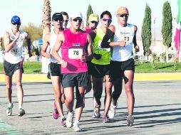 A la cabeza. Sánchez (73), que participará en 20 kilómetros, lidera a la Selección. MEXSPORT /