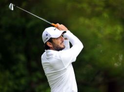 Francesco Molinari  se convirte este viernes tras el segundo recorrido en el nuevo líder del  Abierto de golf de Wentworth. AFP /
