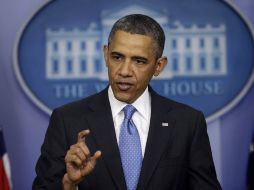 El presidente de Estados Unidos, Barack Obama, pidió  a sus compatriotas recordar a los soldados que han dado sus vidas. AP /