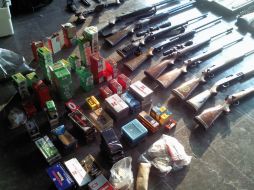 Cuando ingresaron a la finca los agentes de la Federación se apoderaron de armas de fuego. ESPECIAL /