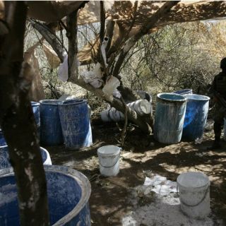 La PF descubre dos narcolaboratorios en Michoacán
