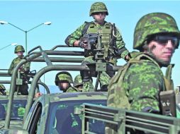 Elementos del Ejército Mexicano han sido partícipes del combate a la delincuencia organizada. EL INFORMADOR /
