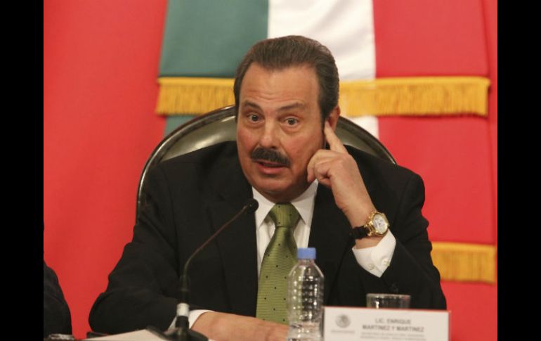 Enríque Martínez, secretario de Agricultura, asegura que se trabaja para llegar a un código único agroalimentario. ARCHIVO /