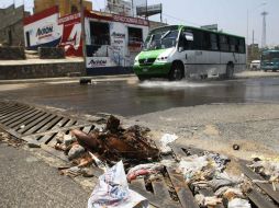 Protección Civil ayudará en las tareas para retirar la basura que es arrastrada por la lluvia.  /