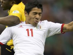 El oaxaqueño Javier Aquino, sale al minuto 42 y es reemplazado por Manu Trigueros. ARCHIVO /