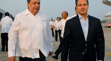 Ángel Aguirre asegura que buscará que el Presidente de México brinde un mayor respaldo contra el crimen en el estado. ARCHIVO /
