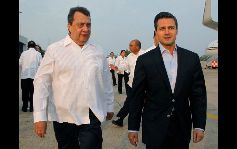 Ángel Aguirre asegura que buscará que el Presidente de México brinde un mayor respaldo contra el crimen en el estado. ARCHIVO /