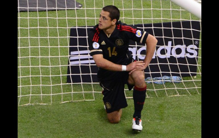 Javier Hernández lidera el ataque del Tricolor en la eliminatoria. MEXSPORT /