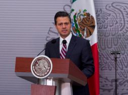 El Presidente Enrique Peña Nieto instala el Consejo Nacional de Protección Civil en Palacio Nacional. ARCHIVO /