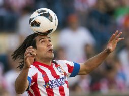 Radamel Falcao podrá estar presente en el duelo del sábado ante Zaragoza. AFP /