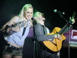 El grupo enfatizó que se encuentran en el primer lugar de audiencia de música latina por el éxito ''Verde más allá''. NTX /