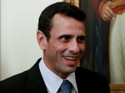 Henrique Capriles asegura que la situación de las instituciones en su país le obliga a denunciar ante organismos lo que ocurre. EFE /