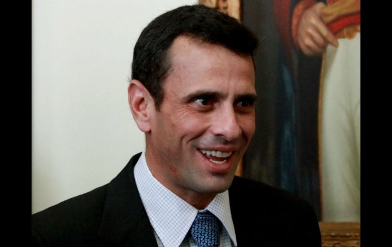 Henrique Capriles asegura que la situación de las instituciones en su país le obliga a denunciar ante organismos lo que ocurre. EFE /