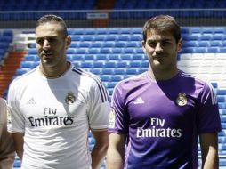Así lucirá la piel del equipo madrileño para el torneo 2013-2014. EFE /