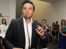 Robles Peiro explica los alcances y apoyos que el Municipio de Zapopan otorgará a emprendedores dentro de este programa. ARCHIVO /