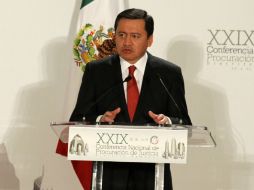 Osorio Chong resalta que la coordinación entre autoridades se alcanzará la seguridad para los mexicanos. NTX /