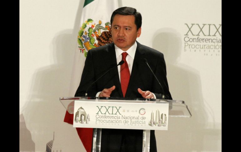 Osorio Chong resalta que la coordinación entre autoridades se alcanzará la seguridad para los mexicanos. NTX /