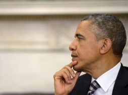 El presidente estadounidense, Barack Obama, afirma que la situación económica de su país sigue mejorando. EFE /