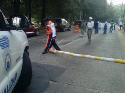 Tapan desde las 07:24 horas dos de los tres carriles de la vialidad.  /