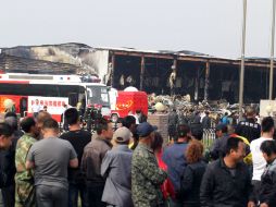 El incendio en la provincia de Jilin dejó 113 personas muertas. AFP /