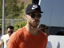 Ramos se concentra con la selección española rumbo a la Copa Confederaciones. EFE /