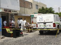 Personal del IJCF, en la escena del crimen encontró una ojiva presuntamente del calibre .357 Magnum.  /