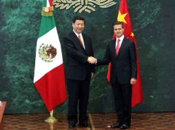 Peña Nieto anuncia acuerdos con Xi Jinping. NTX /