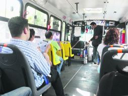 METRÓPOLI. Interior semivacío de una unidad del transporte público. EL INFORMADOR /