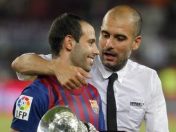 Guardiola ganó todo con el Barcelona hace algunos años, por primera vez jugará ante ellos. ARCHIVO /