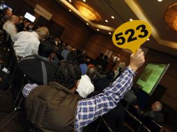 Todas las obras ofrecidas durante la puja procedían de colecciones e instituciones privadas. ARCHIVO /