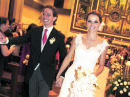 Los novios. Jorge y Lorenza inician una nueva vida juntos.  /