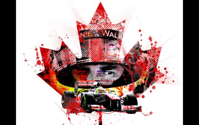 Sergio Pérez intentará repetir la hazaña de 2012 en el GP de Canadá. EL INFORMADOR /