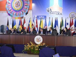La 43 Asamblea General de la OEA sesiona en Guatemala. NTX /