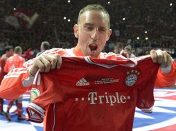 Frank Ribéry ha afirmado sentir un cariño muy grande por el equipo bávaro. AFP /