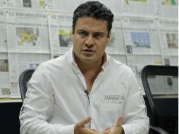 El gobernador del Estado, durante su entrevista en EL INFORMADOR.  /