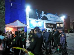 La SSPDF ordena un fuerte dispositivo policial con uniformados con armas largas luego del partido. ARCHIVO /