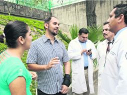 El joven participó en la rueda de prensa de ayer donde se detalló su historia. EL INFORMADOR /