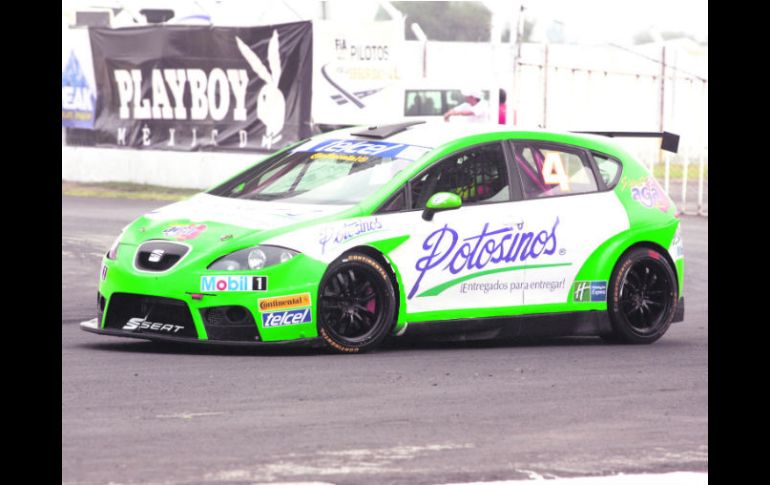 Toño Pérez logró el mejor tiempo de la sesión, con marca de un minuto 16 segundos y 917 milésimas. EL INFORMADOR /