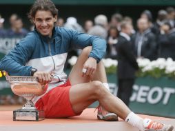 Rafa descansará en Mallorca, su ciudad natal, antes de jugar Wimbledon. EFE /