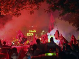 El presidente turco ha calificado a los manifestantes de vándalos y terroristas. AP /