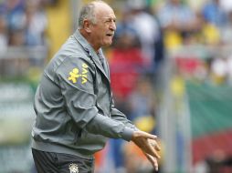Luiz Felipe Scolari afirma que la victoria califica a los jugadores para encarar la Copa Confederaciones. AP /